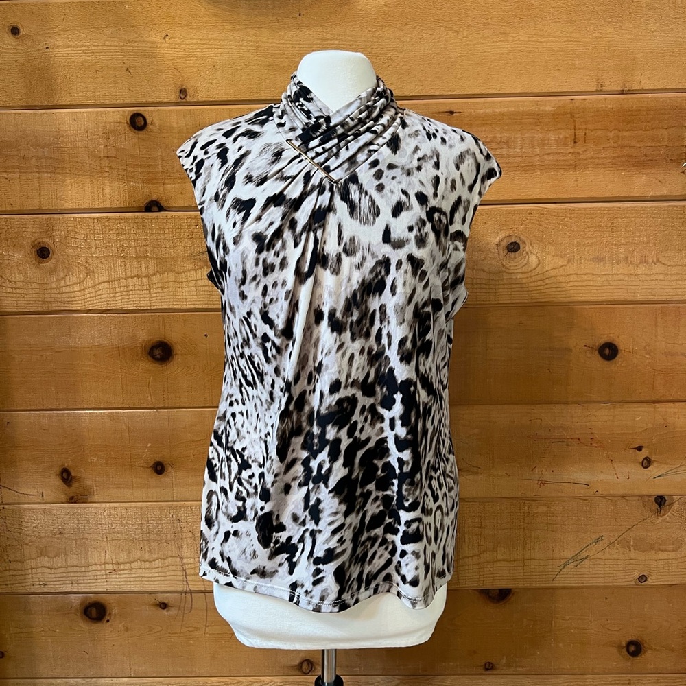 Calvin Klein Leopard Blouse